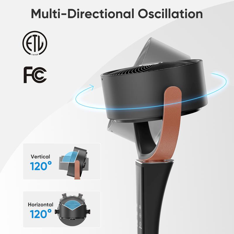 Forge Adjustable Height Portable Pedestal Fan 3 Speed Settings