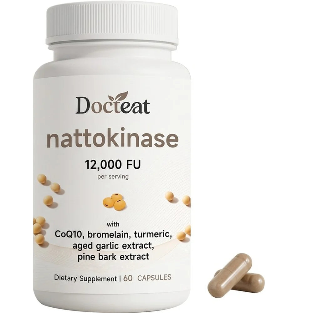 Docteat Nattokinase 12,000 FU Capsules