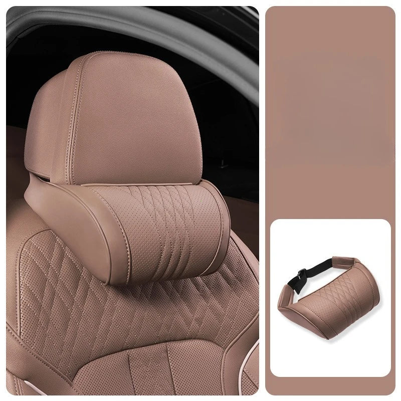 Luxurious Memory Foam Car Headrest Cushion | Ergonomic Neck Support Pillow
