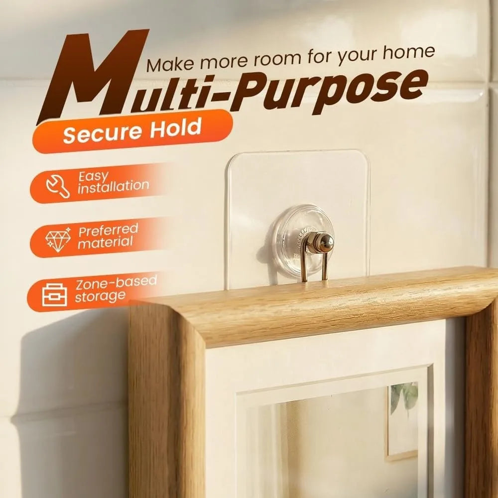 Heavy Duty Adhesive Wall Hooks
