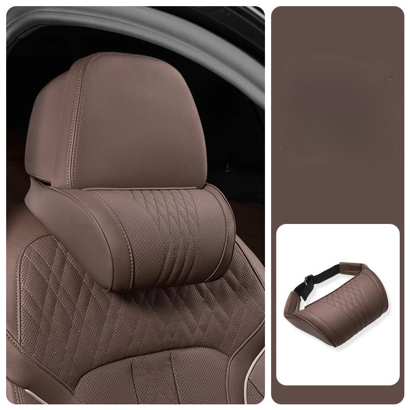 Luxurious Memory Foam Car Headrest Cushion | Ergonomic Neck Support Pillow