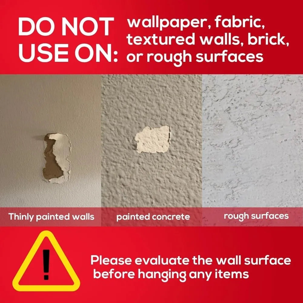 Heavy Duty Adhesive Wall Hooks