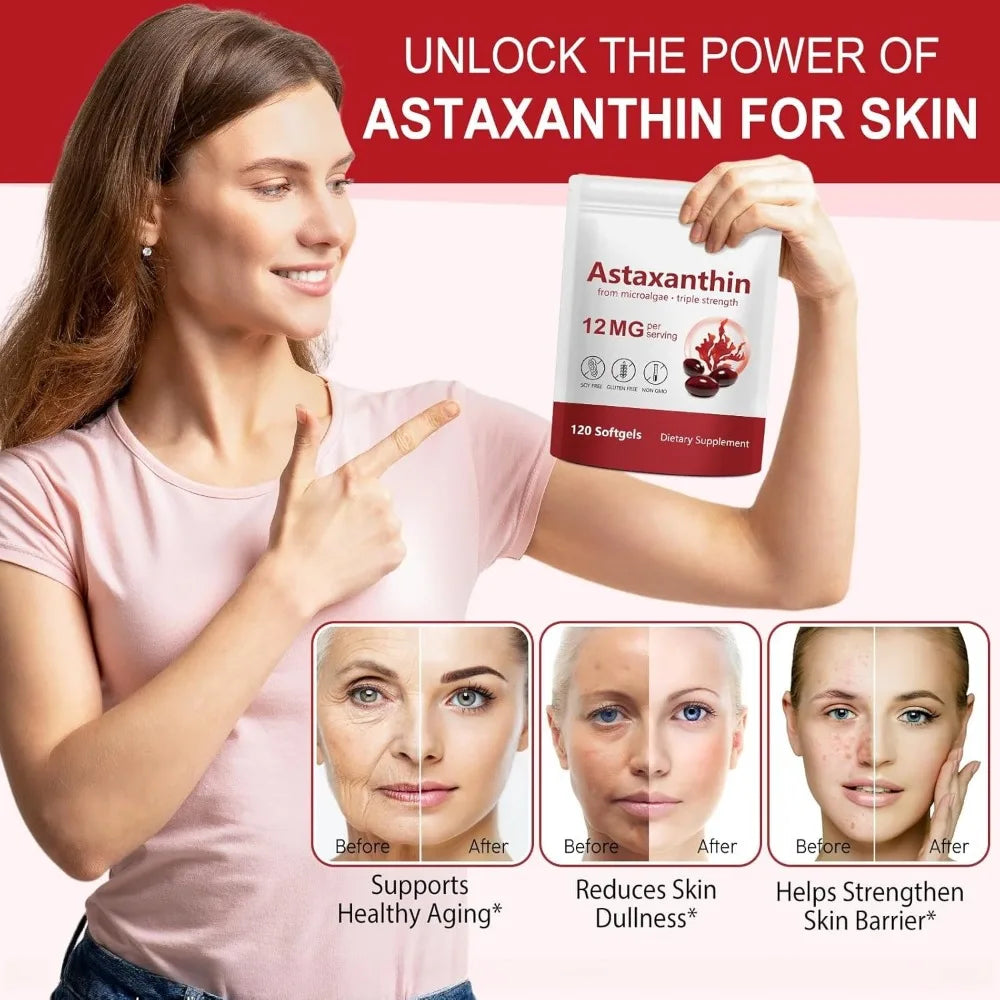 Astaxanthin 12mg Softgels