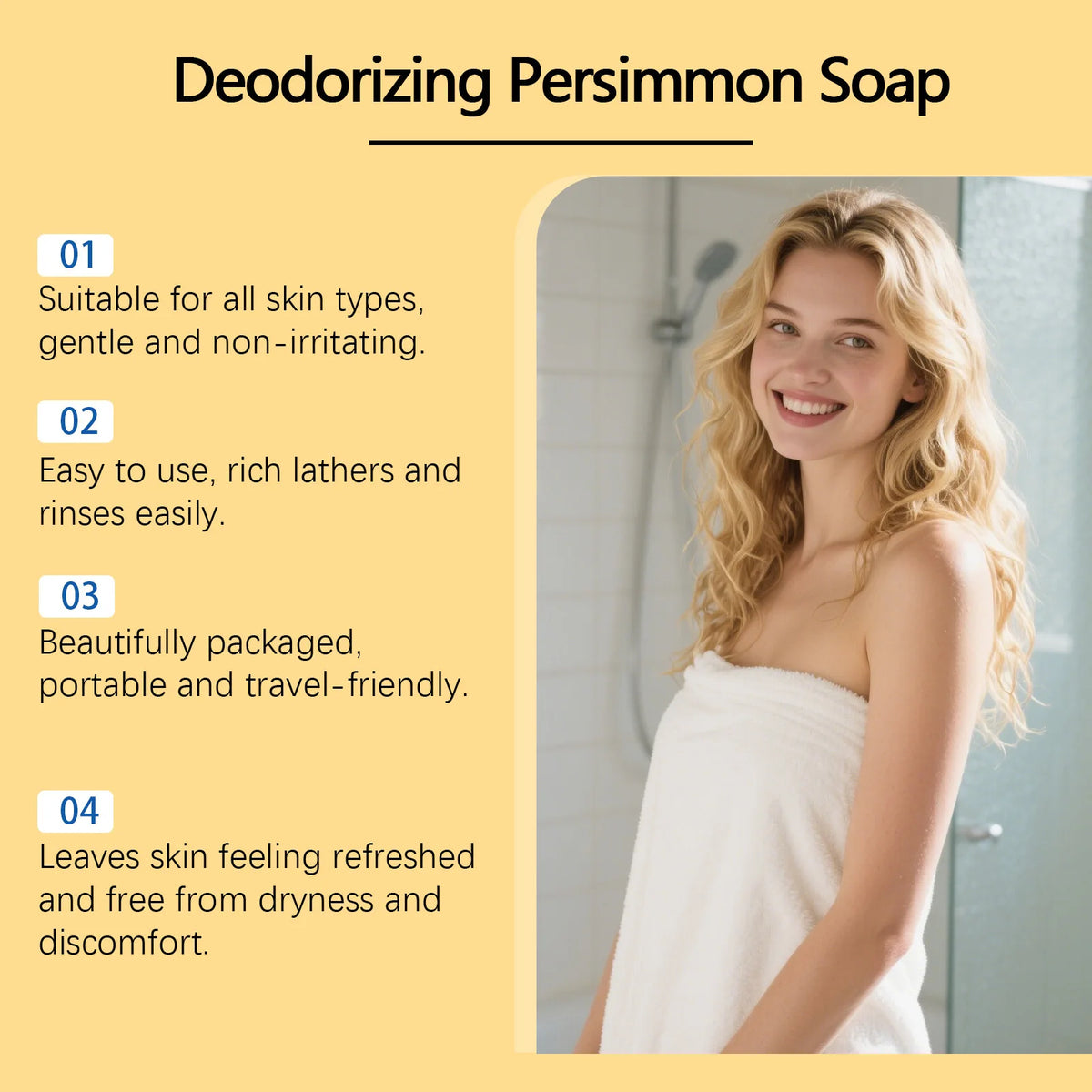 Deodorizing Persimmon Soap