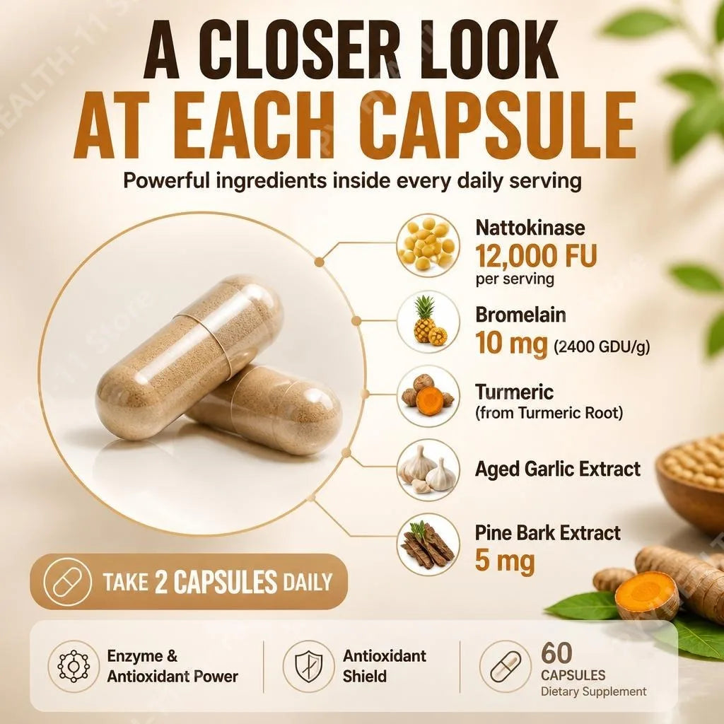 Docteat Nattokinase 12,000 FU Capsules