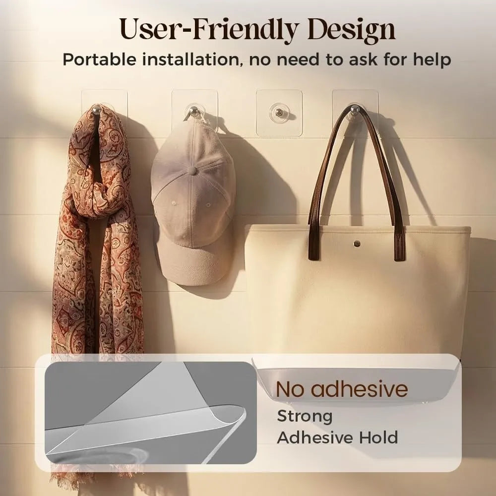 Heavy Duty Adhesive Wall Hooks