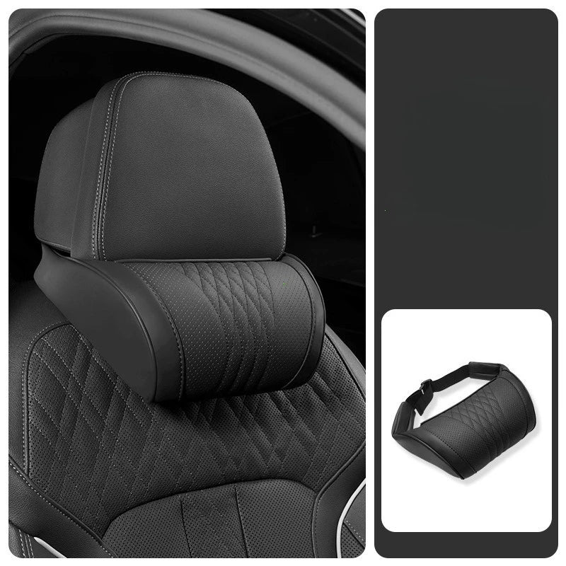 Luxurious Memory Foam Car Headrest Cushion | Ergonomic Neck Support Pillow