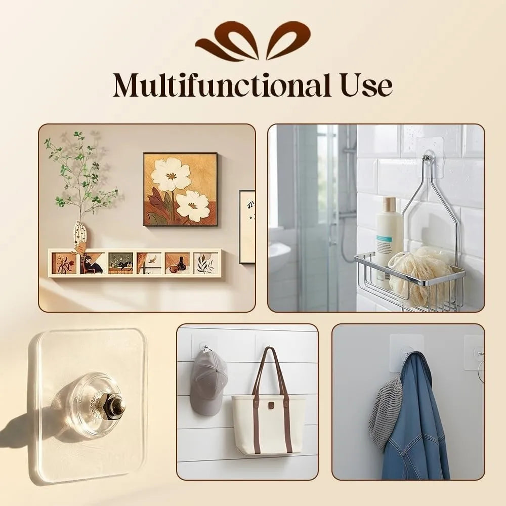 Heavy Duty Adhesive Wall Hooks