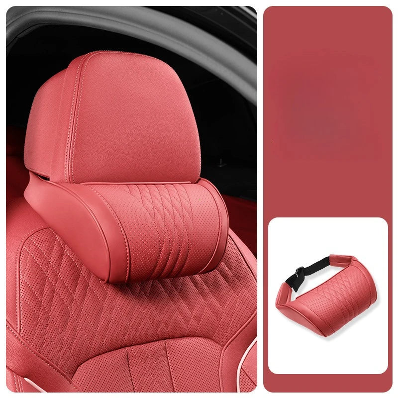Luxurious Memory Foam Car Headrest Cushion | Ergonomic Neck Support Pillow