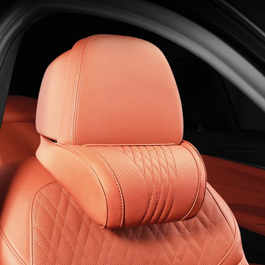 Luxurious Memory Foam Car Headrest Cushion | Ergonomic Neck Support Pillow
